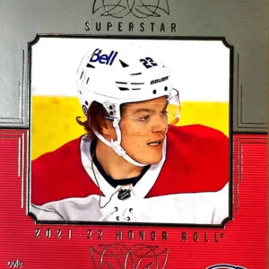 Cole Caufield 2021-22 Upper Deck Series 1 Hockey Honor Roll #HR-12