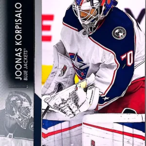 Joonas Korpisalo 2021-22 Upper Deck Series 2 Hockey Base Set #304