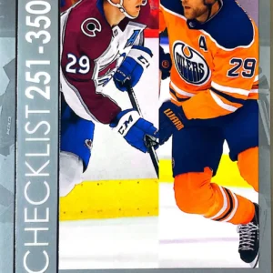 Nathan MacKinnon/Leon Draisaitl CL 2021-22 Upper Deck Series 2 Hockey Base Set #449