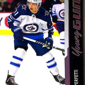 Cole Perfetti 2021-22 Upper Deck Series 2 Hockey Base Set - Young Guns #466