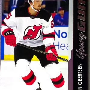 Mason Geertsen 2021-22 Upper Deck Series 2 Hockey Base Set - Young Guns #470