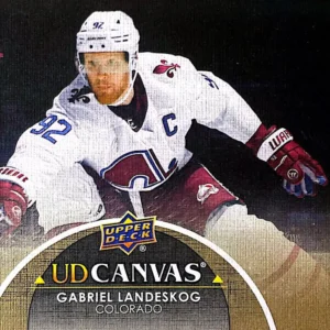 Gabriel Landeskog 2021-22 Upper Deck Series 2 Hockey UD Canvas #C141