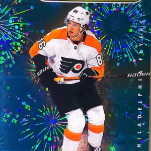 Joel Farabee 2021-22 Upper Deck Series 2 Hockey Dazzlers Blue #DZ-84