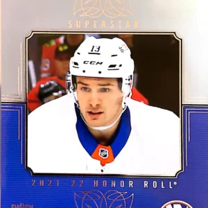 Mathew Barzal 2021-22 Upper Deck Series 2 Hockey Honor Roll #HR-79