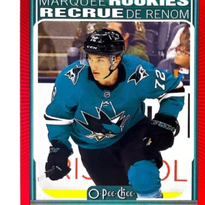 William Eklund 2021-22 Upper Deck Series 2 Hockey O-Pee-Chee Update Red Border Parallel - Rookies #611