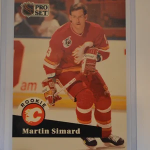 Martin Simard RC 1991-92 NHL Pro Set Base Set #526