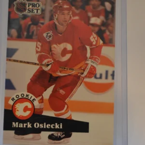 Mark Osiecki RC 1991-92 NHL Pro Set Base Set #528
