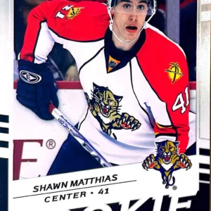Shawn Matthias RC 2008-09 Upper Deck NHL Victory Base Set #210