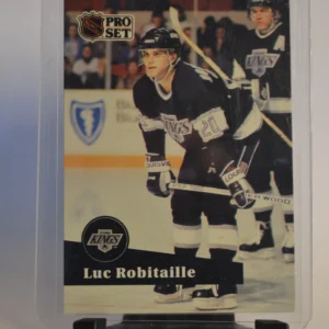 Luc Robitaille 1991-92 NHL Pro Set Base Set French #95