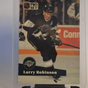Larry Robinson 1991-92 NHL Pro Set Base Set French #104