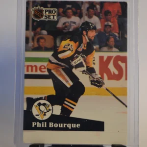 Phil Bourque 1991-92 NHL Pro Set Base Set French #189