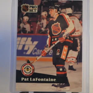 Pat LaFontaine 1991-92 NHL Pro Set Base Set French #308