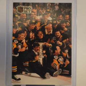 1991 Stanley Cup Champion 1991-92 NHL Pro Set Base Set French #319