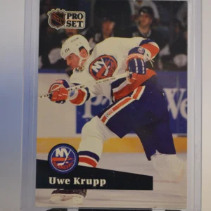 Uwe Krupp 1991-92 NHL Pro Set Base Set French #436