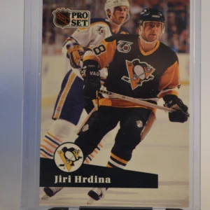 Jiri Hrdina 1991-92 NHL Pro Set Base Set French #461