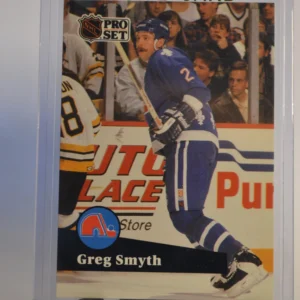 Greg Smyth RC 1991-92 NHL Pro Set Base Set French #465