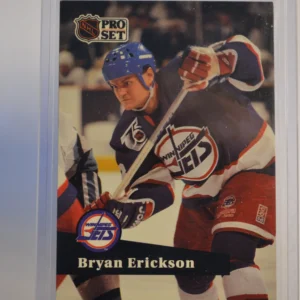 Bryan Erickson 1991-92 NHL Pro Set Base Set French #516
