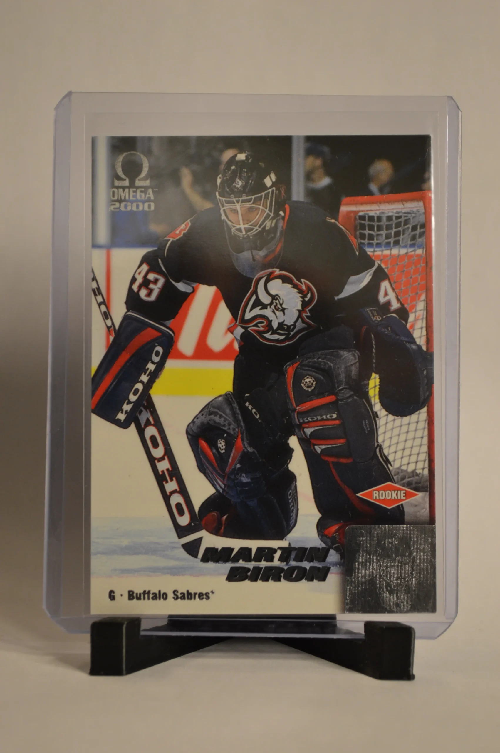 Martin Biron 1999-00 Pacific Omega Hockey Base Set #25