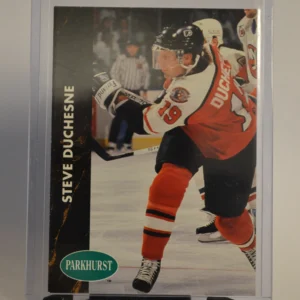Steve Duchesne 1991-92 Parkhurst Hockey Base Set #125