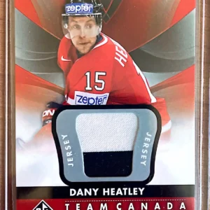 Dany Heatley 2012-13 Upper Deck SP Game Used Hockey Authentic Fabrics Team Canada #TC-8