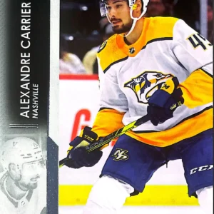 Alexandre Carrier 2021-22 Upper Deck Extended Series Hockey Base Set #588