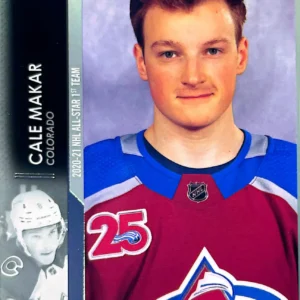 Cale Makar AS1 2021-22 Upper Deck Extended Series Hockey Base Set #671