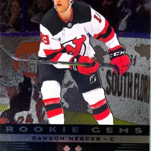 Dawson Mercer 2021-22 Upper Deck Extended Series Hockey Black Diamond 2005-06 Retro - 2 Star Rookies #BD-22