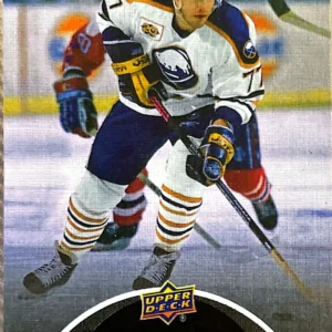 Pierre Turgeon 2021-22 Upper Deck Series 2 Hockey UD Canvas Black Parallel #C247