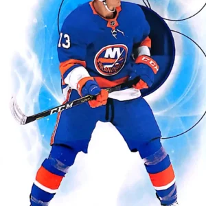 Mathew Barzal 2020-21 Upper Deck SP Hockey Blue Parallel #24