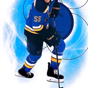 Colton Parayko 2020-21 Upper Deck SP Hockey Blue Parallel #45