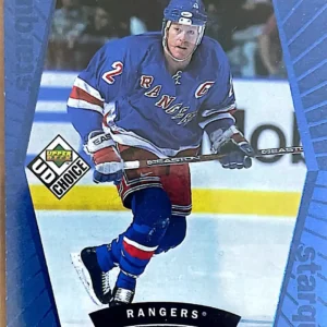 Brian Leetch 1998-99 UD Choice Hockey StarQuest Blue #7