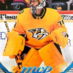 Juuse Saros 2022-23 Upper Deck MVP Hockey Base Set #119