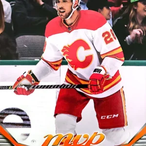 Elias Lindholm 2022-23 Upper Deck MVP Hockey Ice Battles Parallel #74