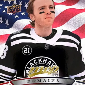 Patrick Kane 2022-23 Upper Deck MVP Hockey Domains Gold Parallel #NA-17
