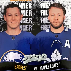 Jeff Skinner/Morgan Rielly 2022-23 Upper Deck MVP Hockey Encounters on Ice #EI-12