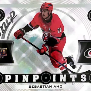 Sebastian Aho 2022-23 Upper Deck MVP Hockey Pinpoints #PP-20