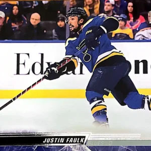 Justin Faulk 2022-23 Upper Deck Series 1 Hockey Base Set #158