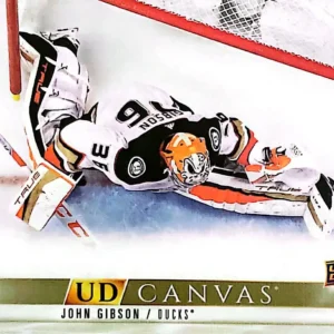 John Gibson 2022-23 Upper Deck Series 1 Hockey UD Canvas #C2