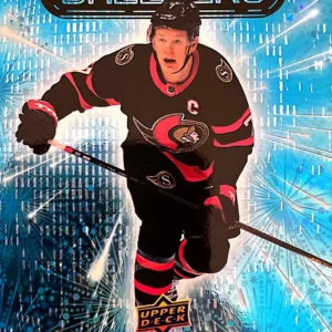 Brady Tkachuk 2022-23 Upper Deck Series 1 Hockey Dazzlers Blue #DZ-2