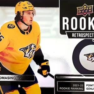 Philip Tomasino 2022-23 Upper Deck Series 1 Hockey Rookie Retrospective #RR-3