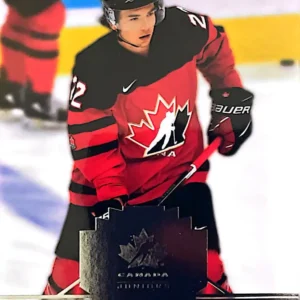 Mavrik Bourque 2022 Upper Deck Team Canada Juniors Hockey Base Set - Pride of the Program #81