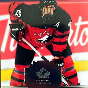 Spencer Sova 2022 Upper Deck Team Canada Juniors Hockey Base Set - Pride of the Program #87