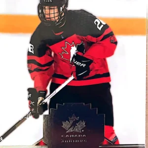 Matthew Wood 2022 Upper Deck Team Canada Juniors Hockey Base Set - Pride of the Program #98