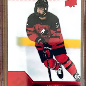 Josh Davies 2022 Upper Deck Team Canada Juniors Hockey Red // - Men's U-18 #44