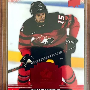 Shane Wright 2022 Upper Deck Team Canada Juniors Hockey Red // - Pride of the Program #74