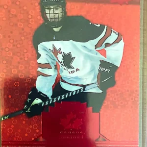 Grayden Siepmann 2022 Upper Deck Team Canada Juniors Hockey Red Champagne // - Pride of the Program #90