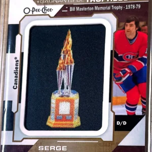 Serge Savard 2022-23 O-Pee-Chee Hockey Patches - Bill Masterton Memorial Trophy #P-10