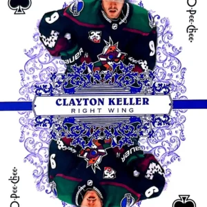 Clayton Keller 2022-23 O-Pee-Chee Hockey Playing Cards #2-SPADES