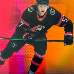 Shane Pinto 2021-22 Upper Deck Allure Hockey Rainbow Red-Orange #R-27