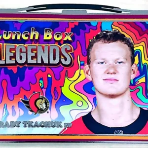 Brady Tkachuk 2022-23 Upper Deck Series 2 Hockey Lunch Box Legends #LB-12